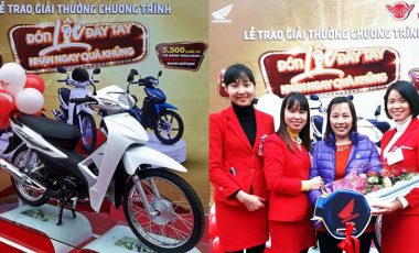 Rất nhiều khách hàng đã mua xe – trúng xe tại hệ thống Honda Vũ Hoàng Lê