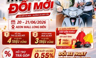 SỰ KIỆN ĐẶC BIỆT THÁNG 6 – THU CŨ ĐỔI MỚI, LÊN ĐỜI CÙNG HONDA