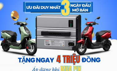 CHÍNH THỨC MỞ BÁN PIN XE ĐIỆN Honda ICON e: