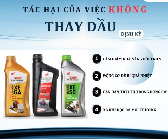 Tác hại khôn lường khi không thay dầu nhớt định kỳ cho xe máy