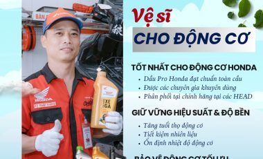 DẦU NHỜN PRO HONDA – VỆ SĨ CHO ĐỘNG CƠ Honda