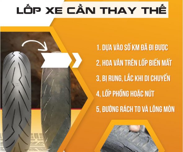 5 DẤU HIỆU CẢNH BÁO LỐP XE CỦA BẠN CẦN THAY THẾ