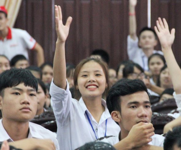 Tổ chức thành công chương trình ATGT cho học sinh THPT Xuân Trường B