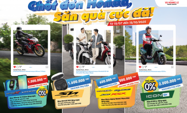 CHỐT ĐƠN Honda – SĂN QUÀ CỰC ĐÃ