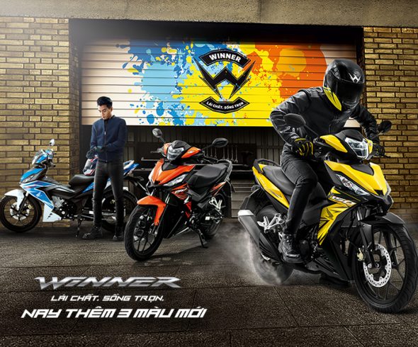 Honda WINNER 150 bổ sung màu mới – Trẻ trung và cá tính