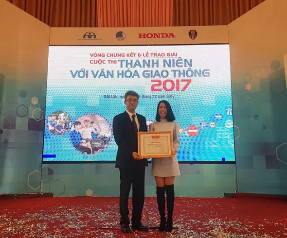 Honda Vũ Hoàng Lê dẫn đầu trong công tác tuyên truyền ATGT cho đối tượng đoàn viên, thanh niên