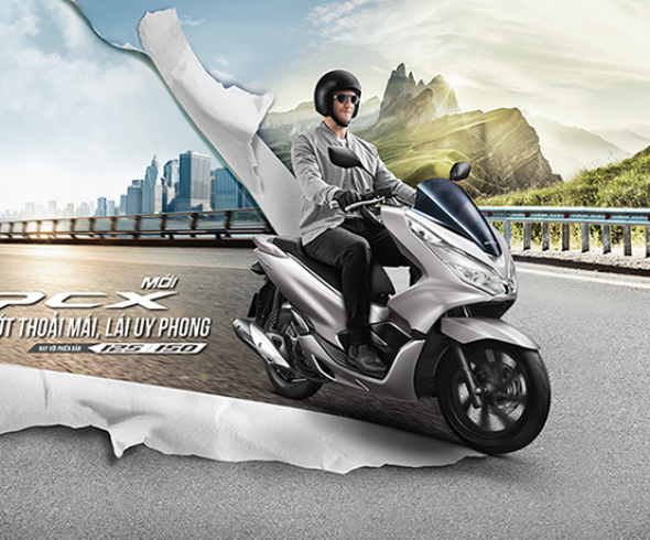 Honda Việt Nam giới thiệu PCX hoàn toàn mới – Lướt thoải mái, lái uy phong!